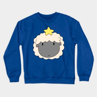 Star Sheep Face Crewneck Sweatshirt